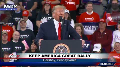 Trump rally in Hershey, Pennsylvania 2019