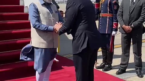 Pm of egypt receive pm modi