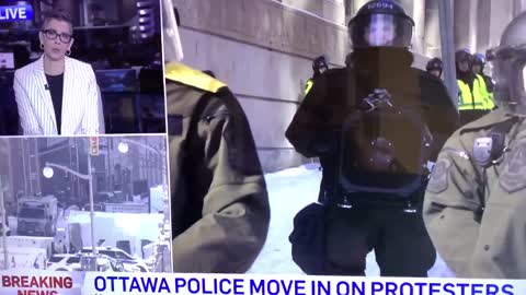 Police LRAD ready for use in Ottawa against protesters