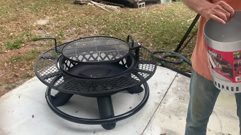 New Fire Pit Grill Tractor Supply review Pt 1 Share Comment Like Subscribe cybervideotv.com
