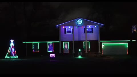 Automated Christmas Lights in Greencastle Indiana #2