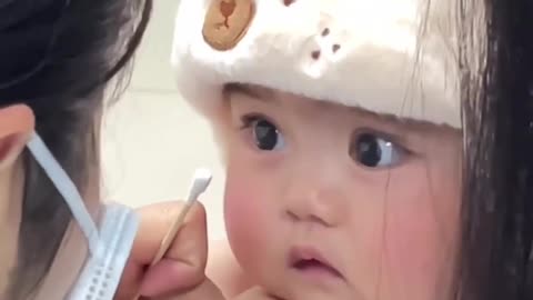 Cute baby injection for the first time 🥹🥹🥹 | Cuteness overload