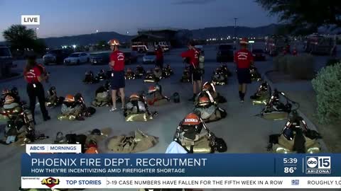 Phoenix Fire Department working to recruit more firefighters