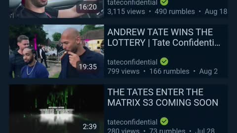 Andrew Tate keeps winning