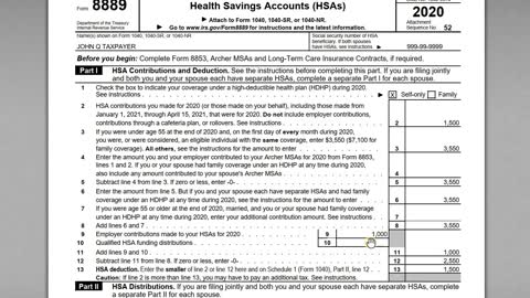 How to Complete IRS Form 8889 for Health Savings Accounts (HSA)