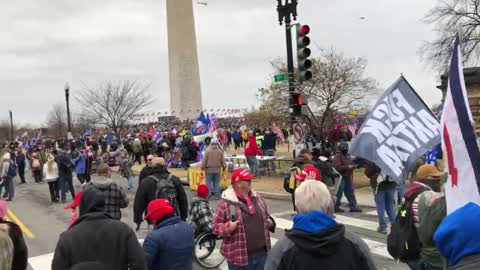 Early Gathering at Save America March