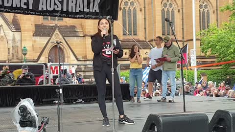 2021-11-27 - Millions March (Sydney) - Melissa George