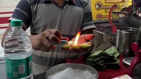 Tourists Sample Flaming Food in India