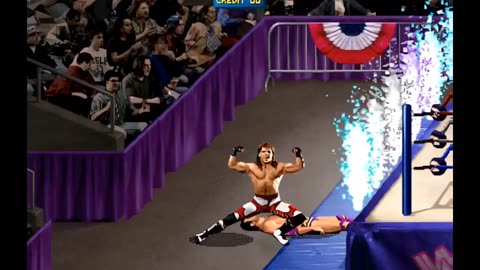 WWF WrestleMania- The Arcade Game - Shawn Michaels (Arcade - 1995) HD 60FPS