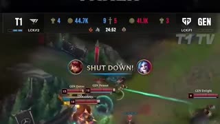 Insane Play by Faker against GenG