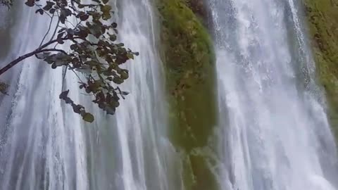 Guy Jumps into Waterfall
