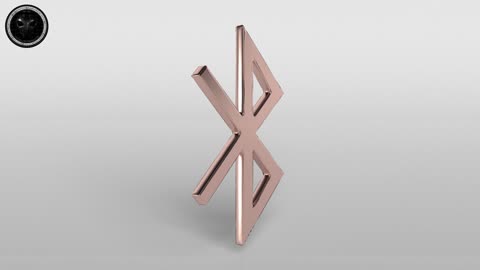 Bluetooth Symbol v1 006 3D Model Showcase