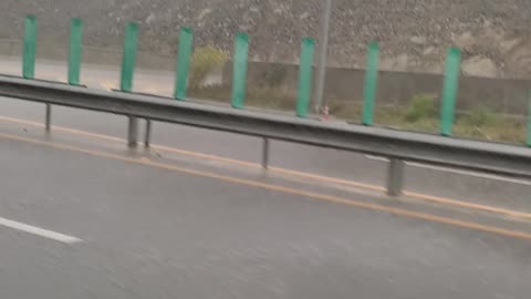 Hazara Motorway Rainy Weather Mansehra Pakistan