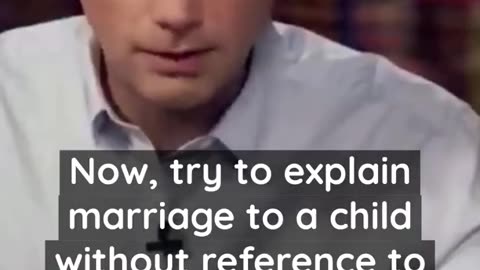 Ben Shapiro Talks about Heterosexual and Homosexual Marriage! #shorts