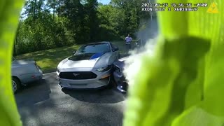 Incredible Video: Atlanta Police Officers Save Unconscious Man in Burning Car