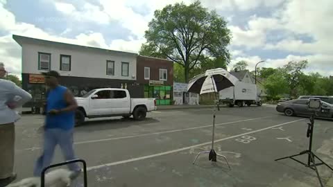 Gunshots Interrupt AP Reporter At George Floyd Memorial Square