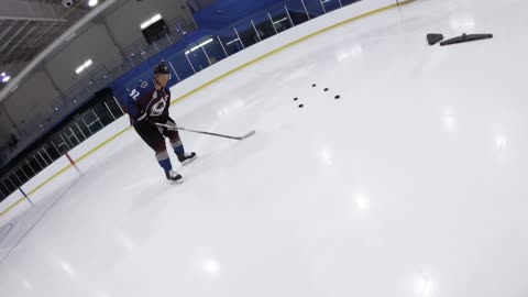 Amazing puck control skills, not to win the championship