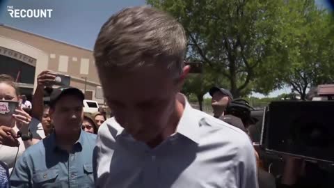 Beto Talks Outside After Crashing School Shooting Press Conference