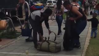 Video registra la llegada de más de 40 migrantes de Venezuela a Bucaramanga