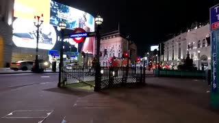 Time Lapse Shot of a Street in London at Night