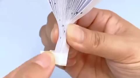 Let s make a comfortable stretchable fruit fan with paper Diy craft