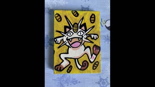Meowth Painting