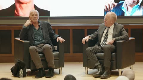 Norman Finkelstein and Chris Hedges discuss Israel, Gaza, Oct. 7 at Princeton