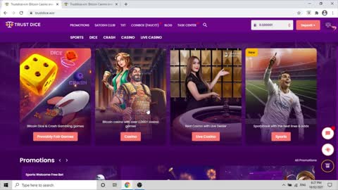 TRUSTDICE best online gambling and gaming site