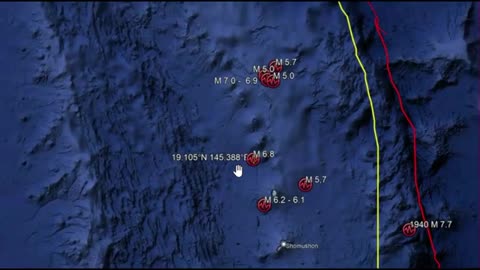 Large Quake M 6.8 Shakes And Frightens People Near Maug Islands, Northern Mariana Islands