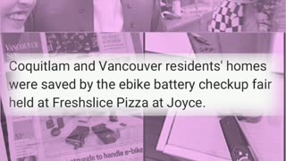 Vancouver residents' homes were saved by the ebike battery checkup fair