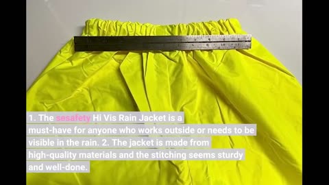 sesafety Hi Vis Rain #Jacket Class 3-Overview