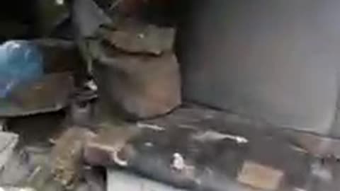 Footage of an Ambush on Russian military convoy in South of Ukraine