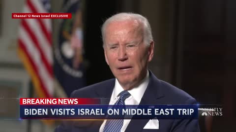 BREAKING: Biden visits israel for the first time as president!