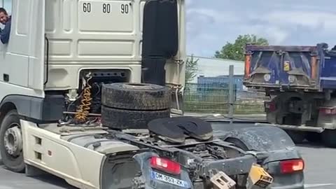 Truck reversing