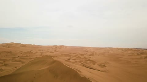 Beautiful Sandy Mountains in a middle of a desert