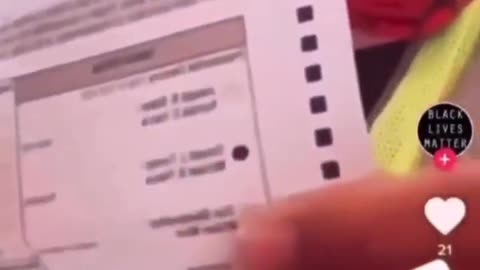VOTER FRAUD: Election worker tearing up DJT votes
