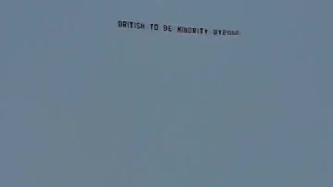 ‘British To Be Minority By 2066’ Banner Flown Over Premier League Match