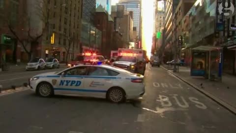 New York explosion_ emergency services at the scene