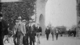 Stanford University, California (1897 Original Black & White Film)