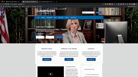 Campaign - Political Wordpress Theme | SCube