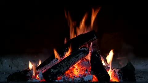 Relaxing Campfire for Sleep, Studying or Relaxation (ASMR)