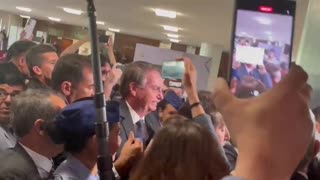 Bolsonaro e Tarcísio vão à Câmara dos Deputados