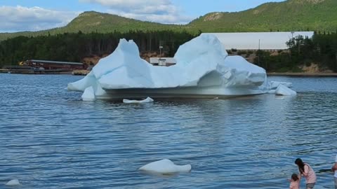 Beached Icebergs in Canada