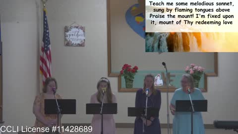 Moose Creek Baptist Church Sing “Come Thou Fount” During Service 7-31-2022