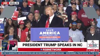 We Had Some Bad RINOs Take Away from Us- Some Sick, Sick, Sick People" - Trump at NC Rally