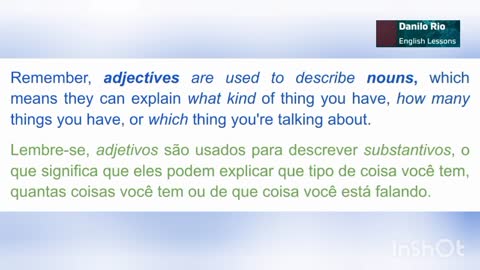 Adjectives and Adverbs use