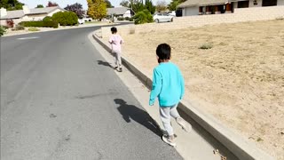 Running with the siblings