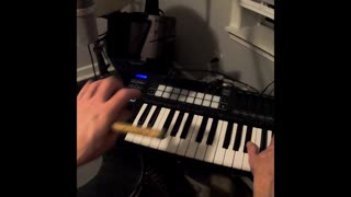 Playing Drums and Piano at the Same Time