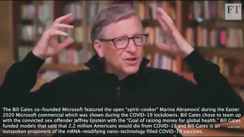 Bill Gates | "You Don't Have a Choice. Normalcy Only Returns When We've Largely (COVID-19) Vaccinated the Entire Global Population"