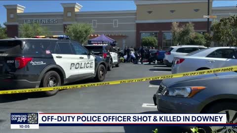 Off-duty cop killed outside a gym in Downey